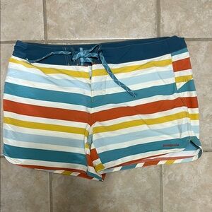 Patagonia women’s 12 Striped Swim Shorts - Multicolor